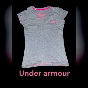 Under Armour Breast Cancer Awareness Shirt XS No Flaws Smoke Free Home